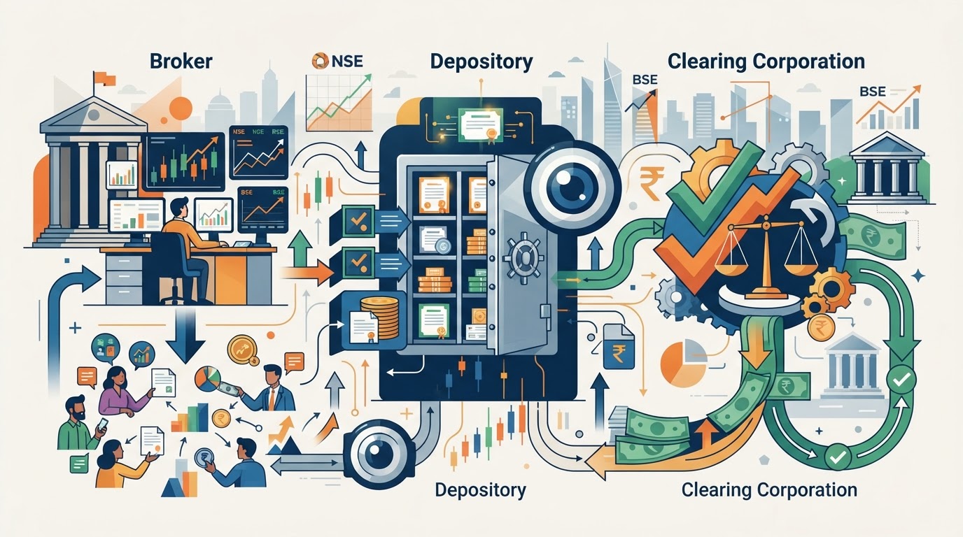 Broker, Depository, and Clearing Corporation: Understanding Their Roles in Indian IPOs