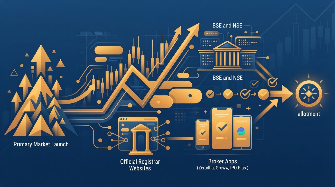 How to Check IPO Allotment Status Online in India (2025 Guide)